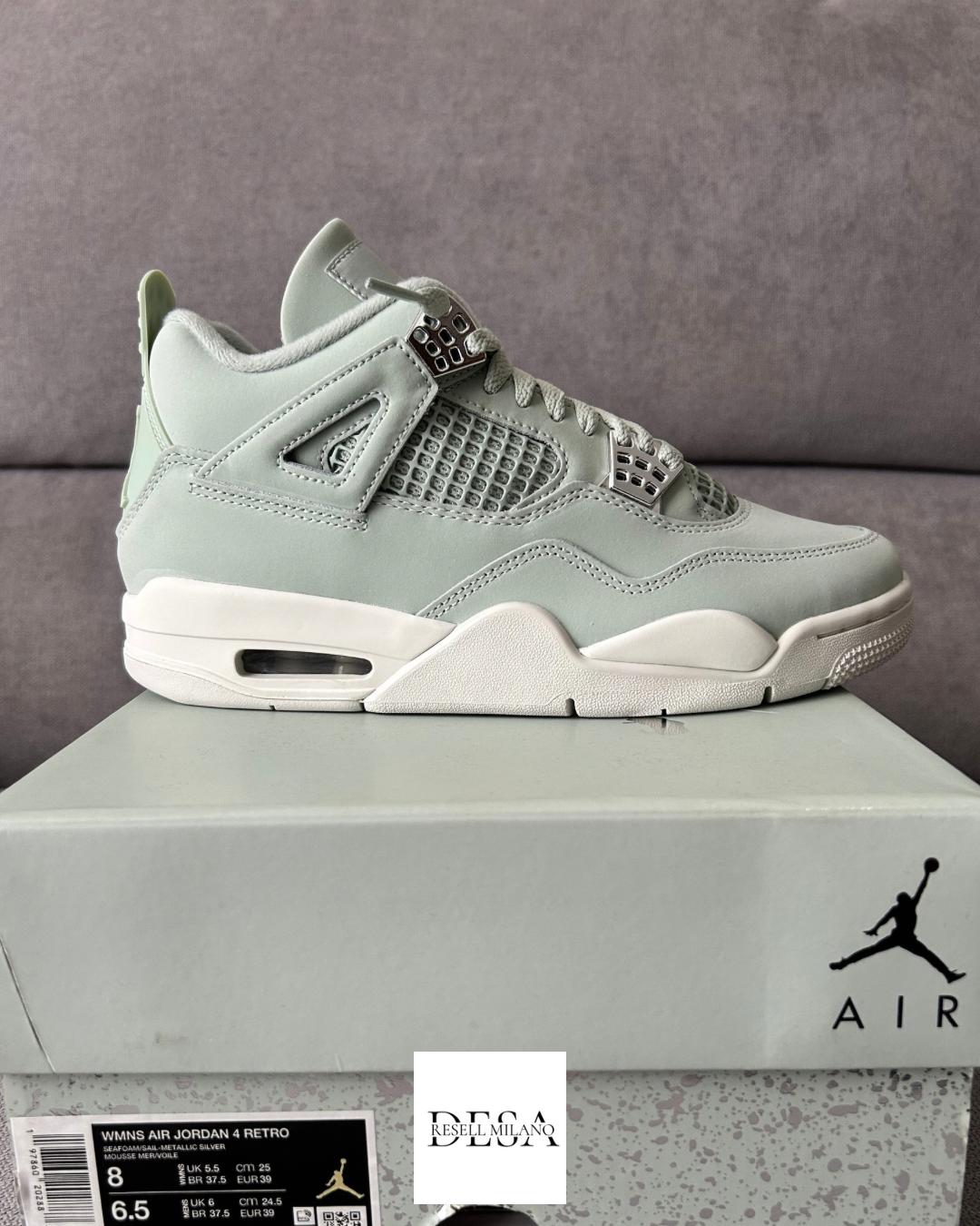 JORDAN 4 RETRO SEAFOAM SAIL WMNS