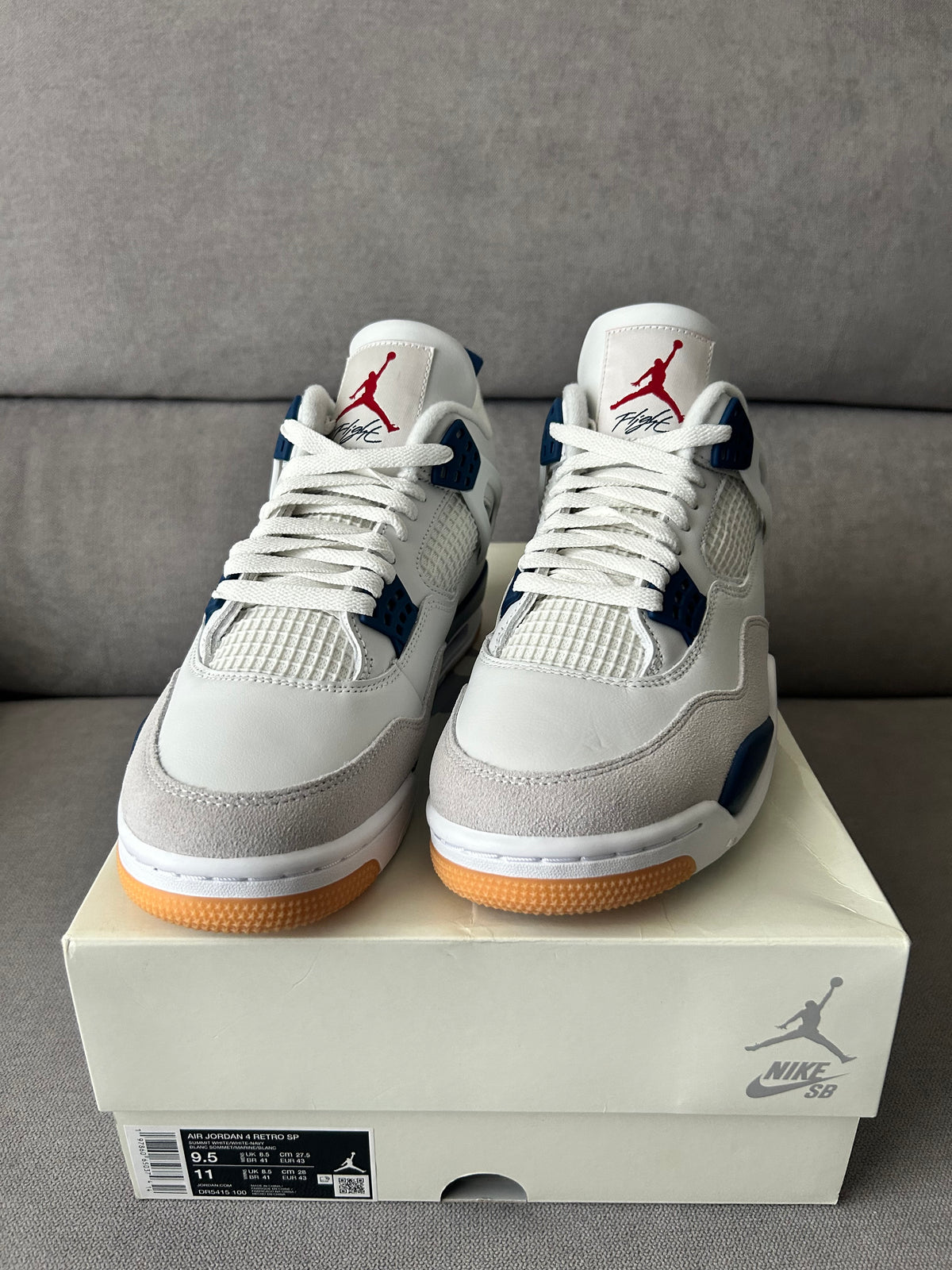 JORDAN 4 RETRO X NIKE SB NAVY