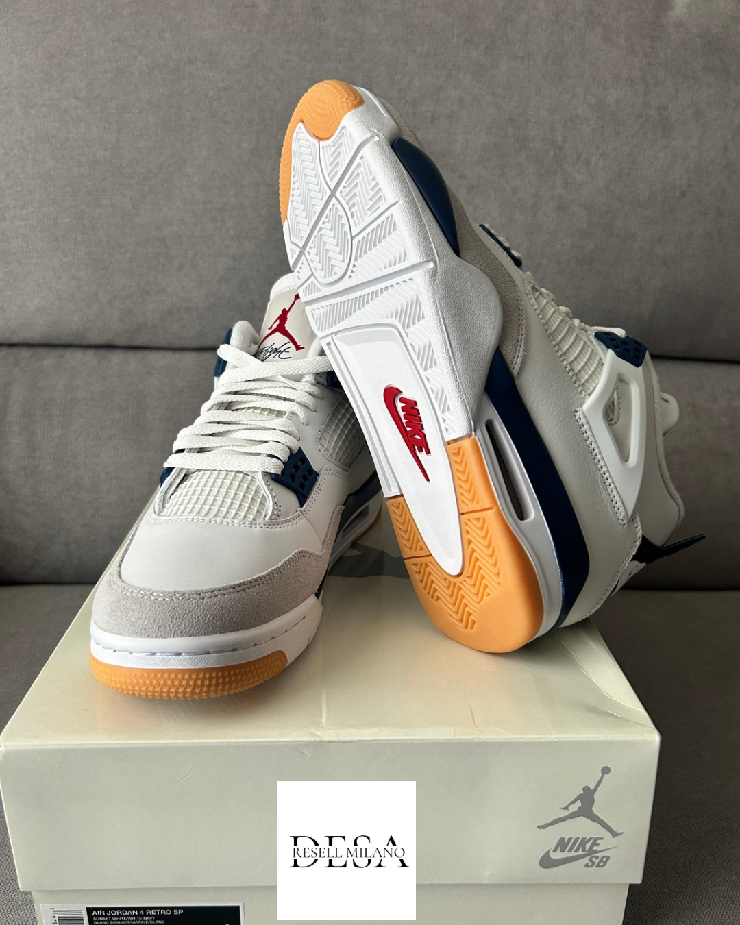JORDAN 4 RETRO X NIKE SB NAVY