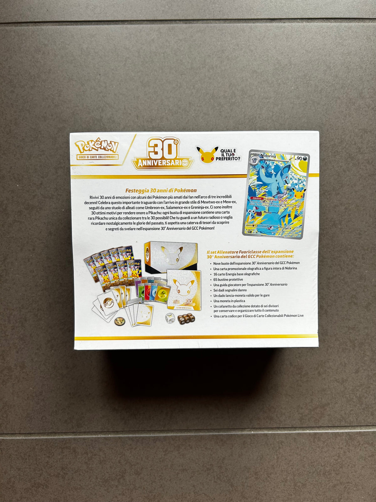 30TH Anniversario Pokémon-Set allenatore fuoriclasse