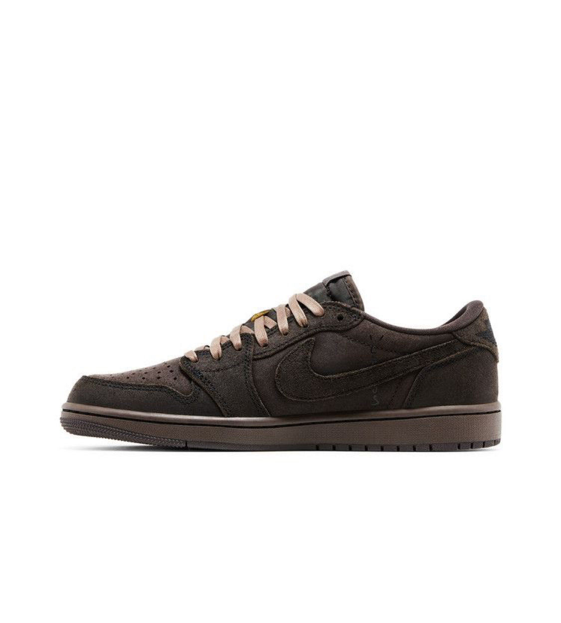 Jordan 1 Low x Travis Scott Velvet Brown and Dark Mocha 2024